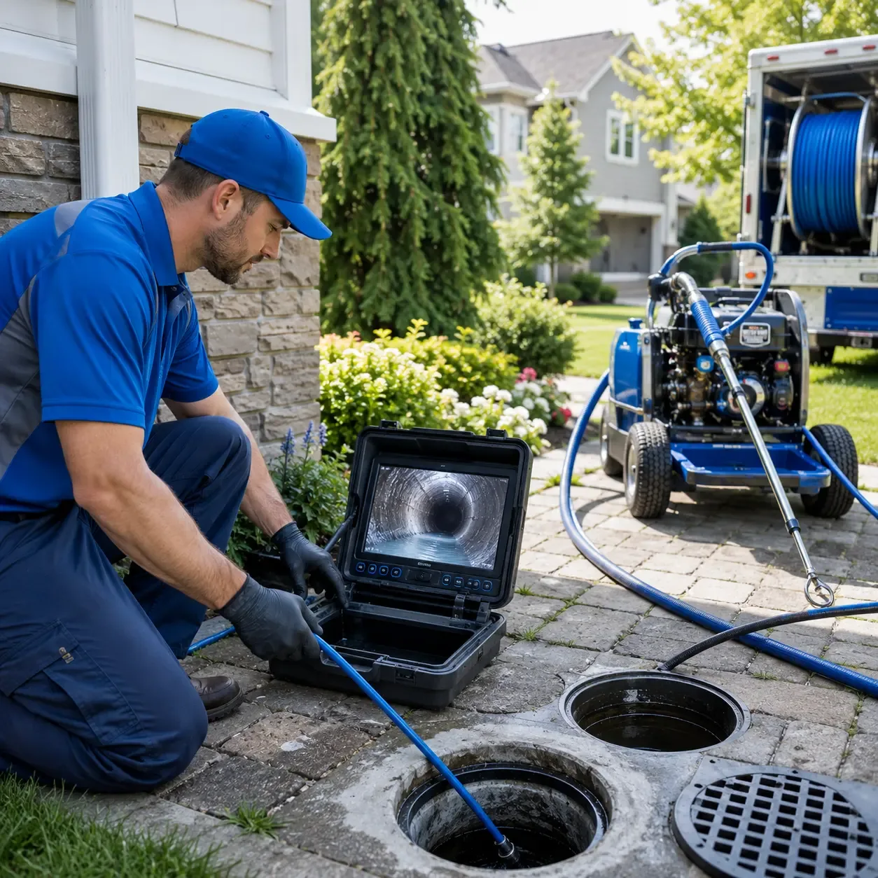 Outdoor drain cleaning professionals serving Quinton, NJ